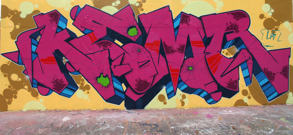 Kems, graffiti, Ironlak