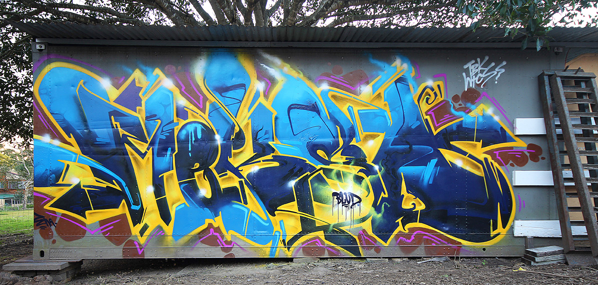 MEKS, graffiti, Ironlak