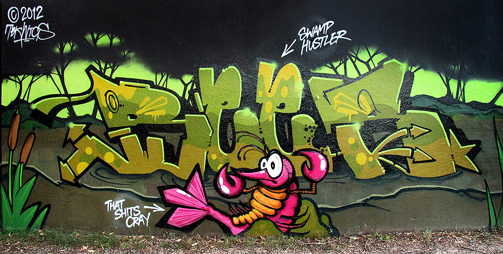 TBKs, graffiti, Ironlak