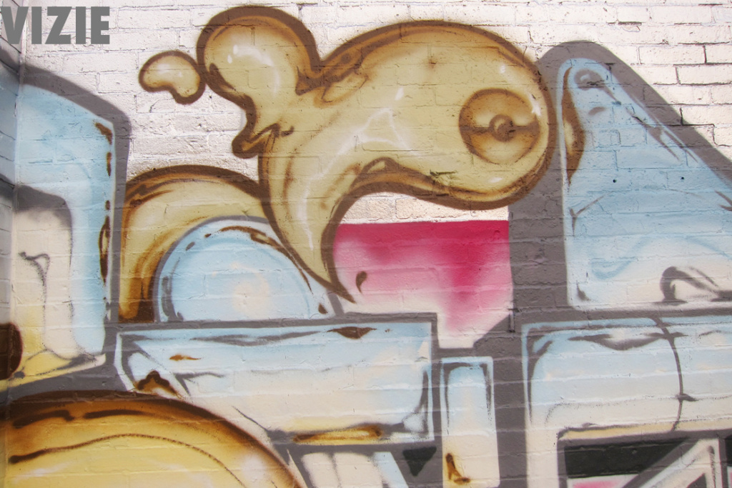 VIZIE, graffiti, Ironlak