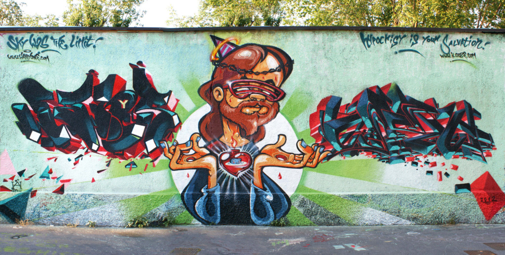 Mr WANY, PARIZ, PERSUE, REZO, COZE, graffiti, Ironlak