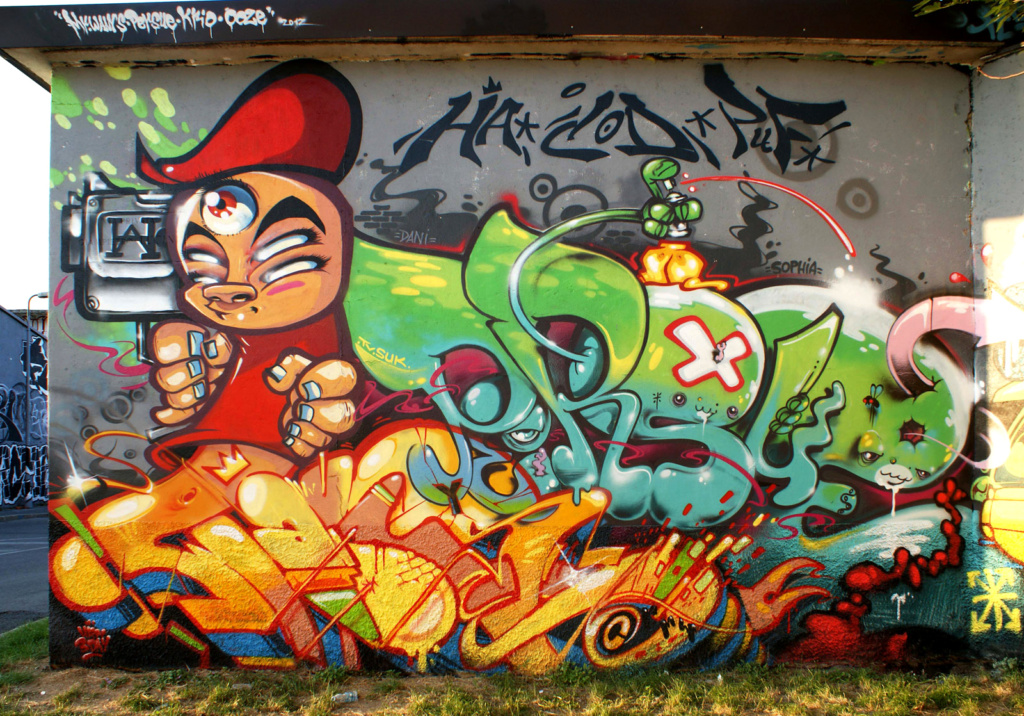 Mr WANY, PARIZ, PERSUE, REZO, COZE, graffiti, Ironlak