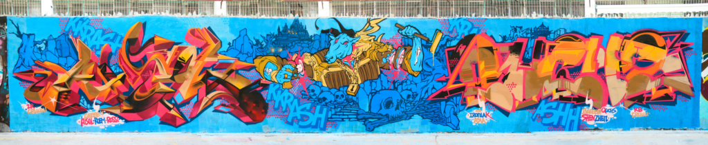 AISOL, QUCHS, China, TOUCH, graffiti, Ironlak