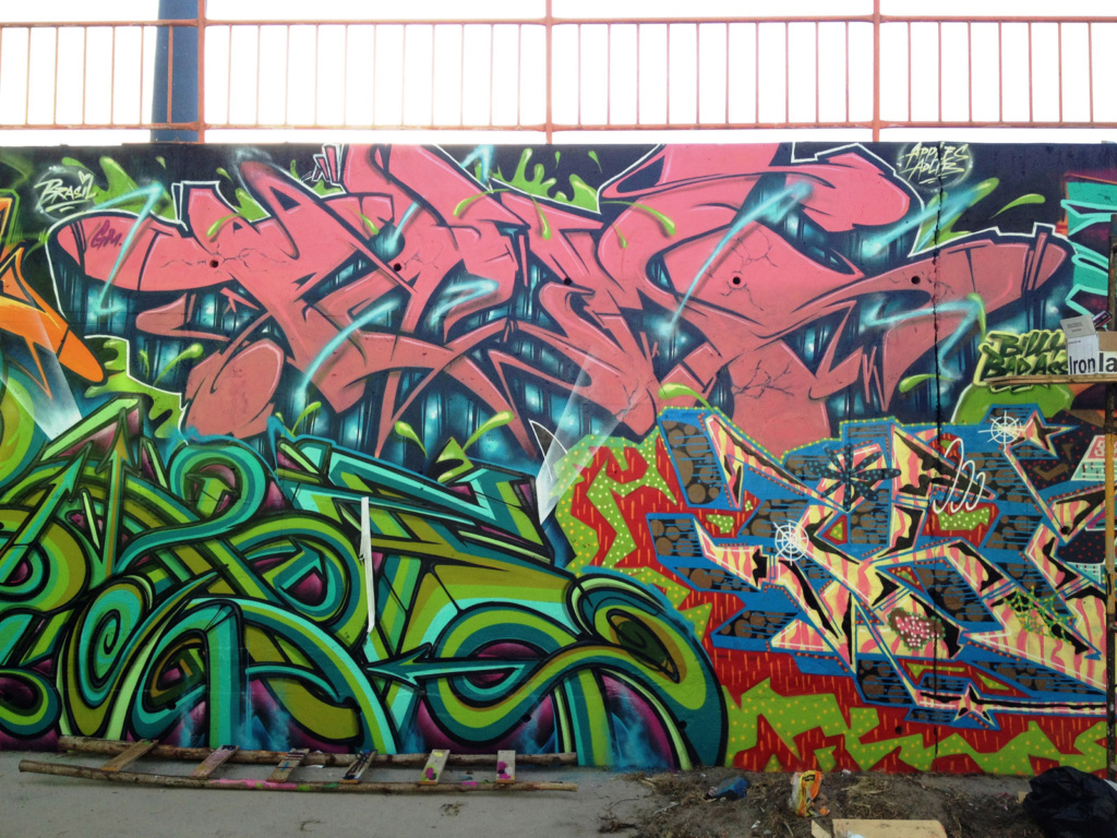 Palms, brazil, graffiti, Ironlak