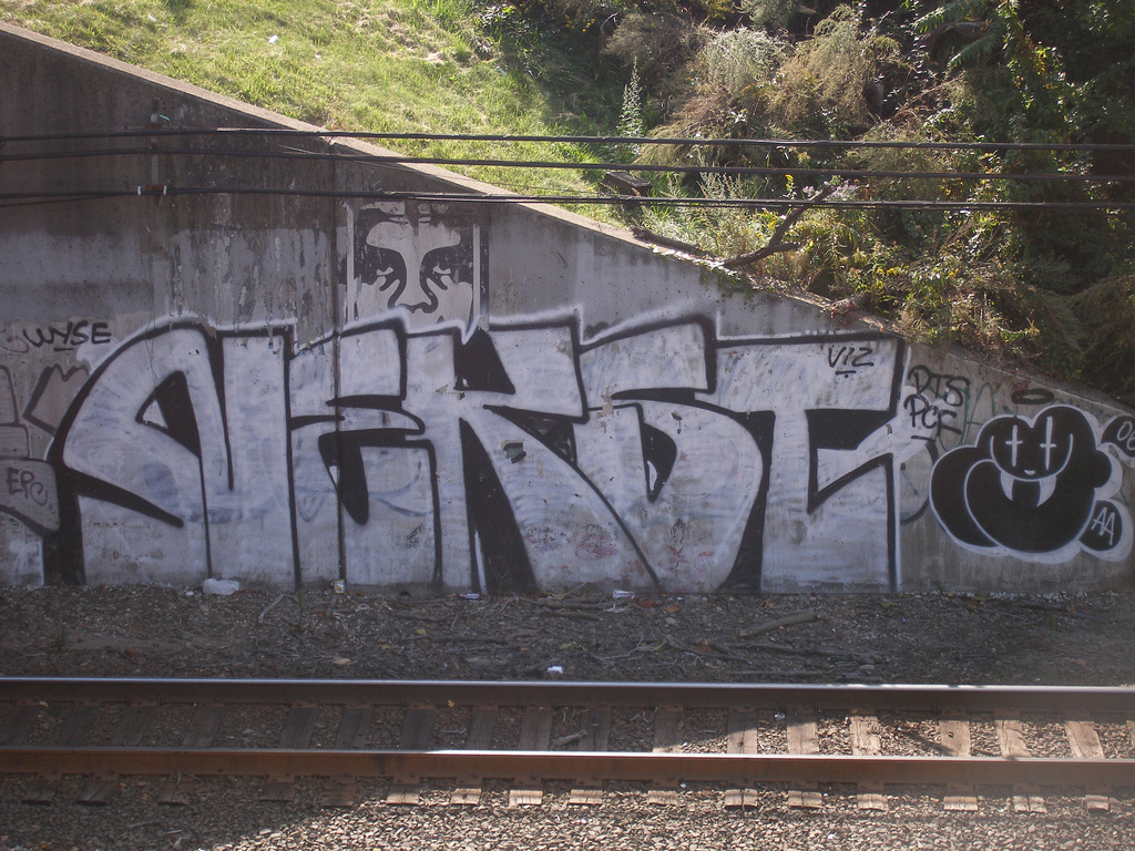 NEKST, graffiti, Ironlak