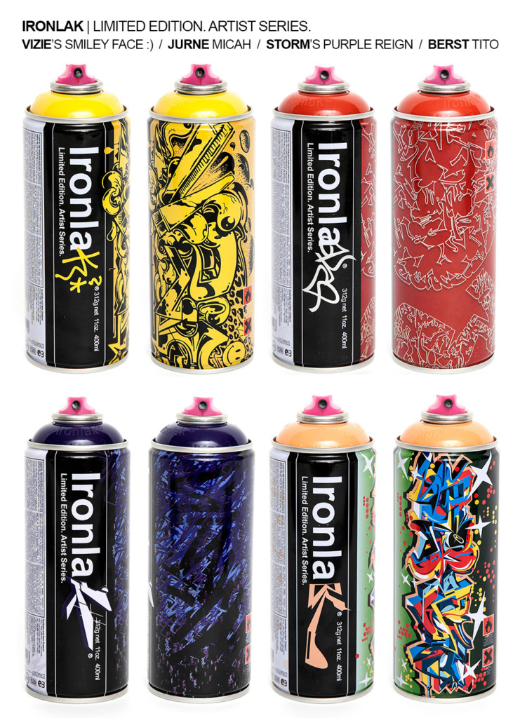 VIZIE, JURNE, Micah, STORM, BERST, Product, Ironlak