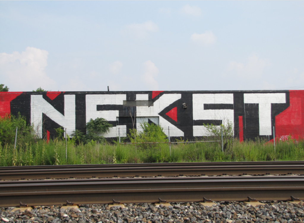 NEKST, graffiti, Ironlak