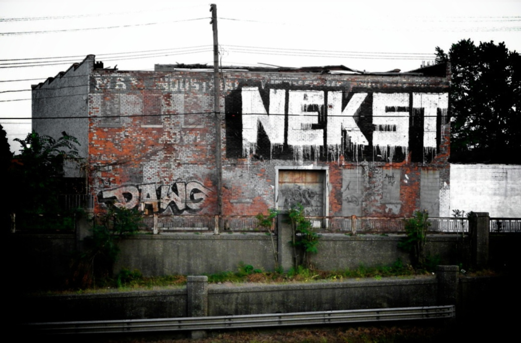 NEKST, graffiti, Ironlak