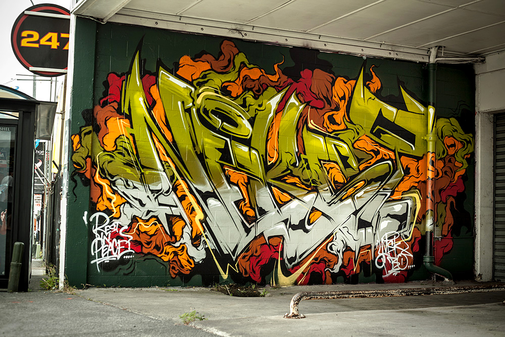 ASKEW, NEKST, graffiti, Ironlak