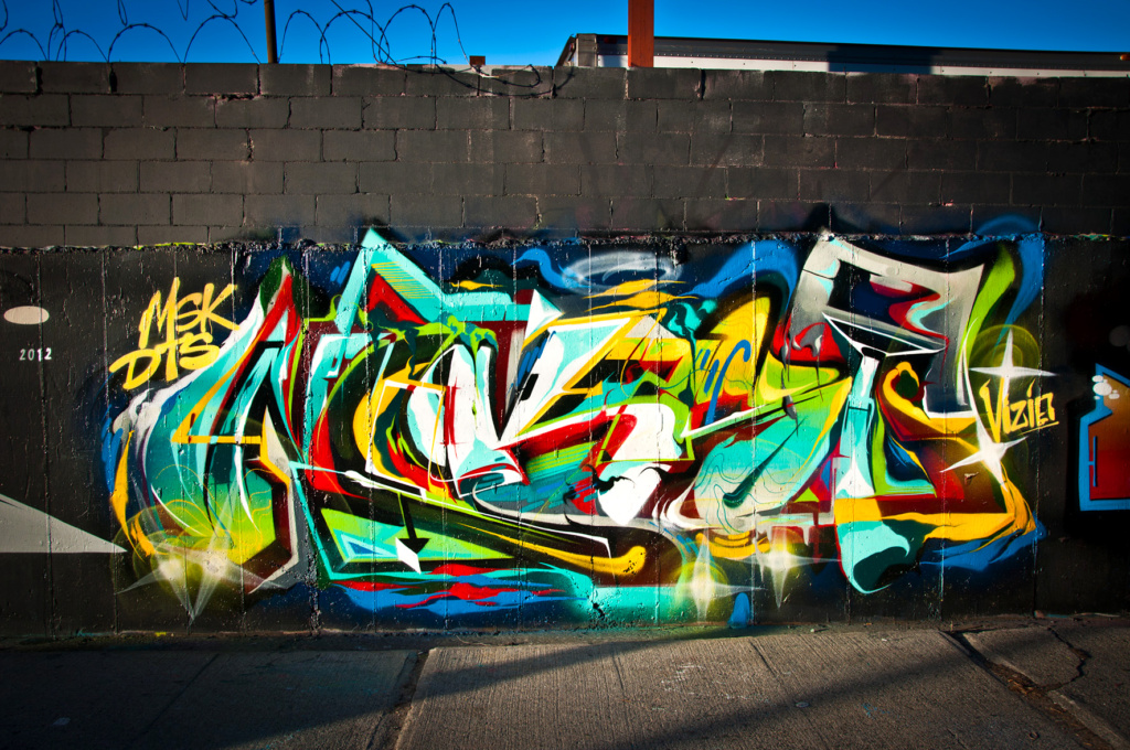 NEKST, BERST, graffiti, Ironlak