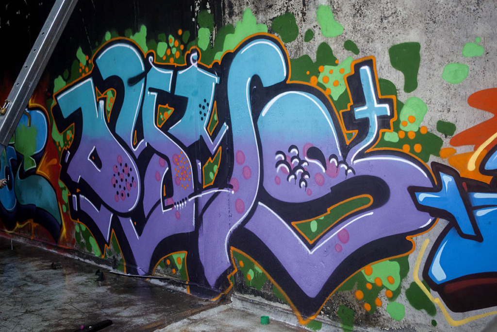 RUSTE, YESMA, DYMS, graffiti, Ironlak