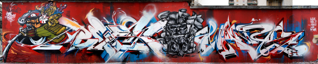 Mr Wany, BERST, graffiti, Ironlak