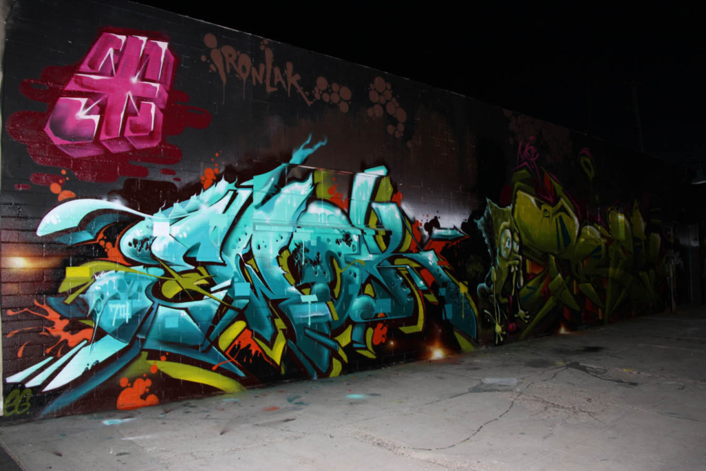 KEMS, EWOK, TRAV, Las Vegas, graffiti, Ironlak