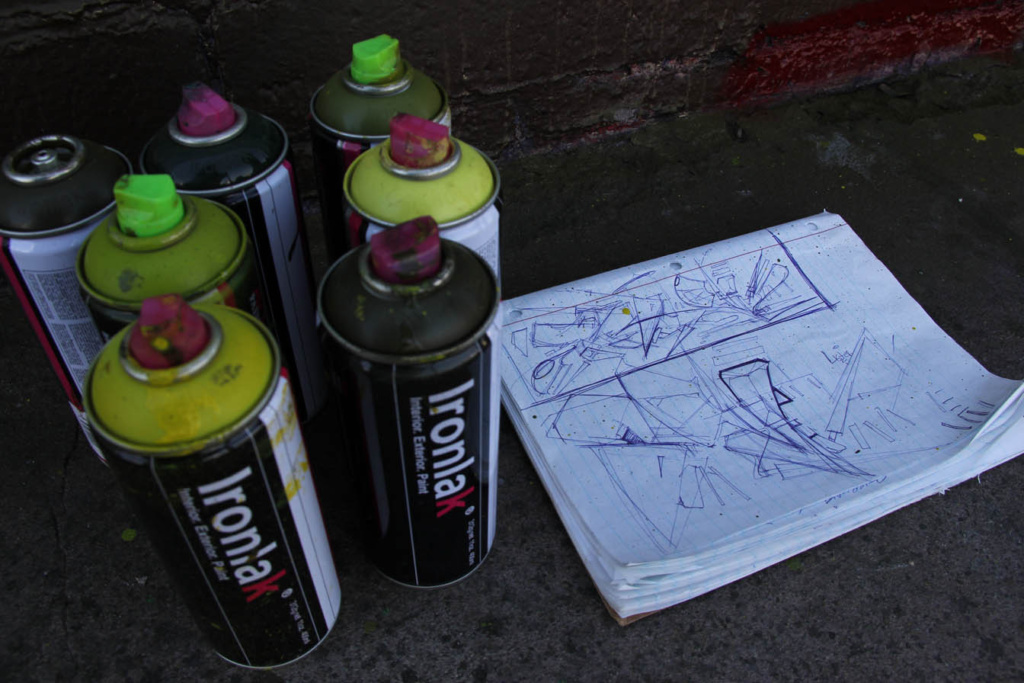 KEMS, EWOK, TRAV, Las Vegas, graffiti, Ironlak