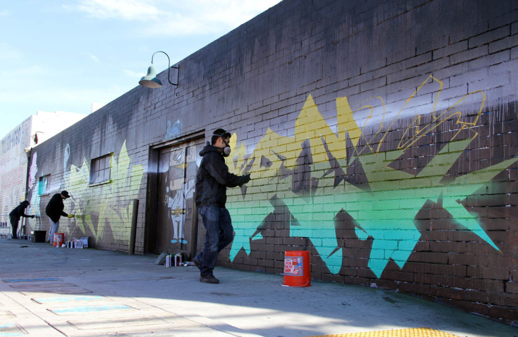 KEMS, EWOK, TRAV, Las Vegas, graffiti, Ironlak