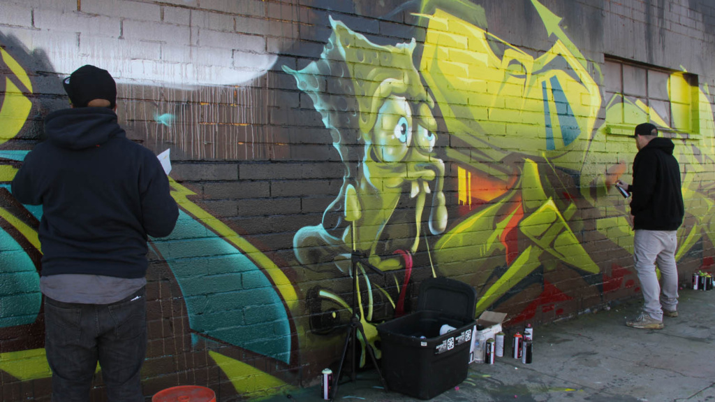 KEMS, EWOK, TRAV, Las Vegas, graffiti, Ironlak