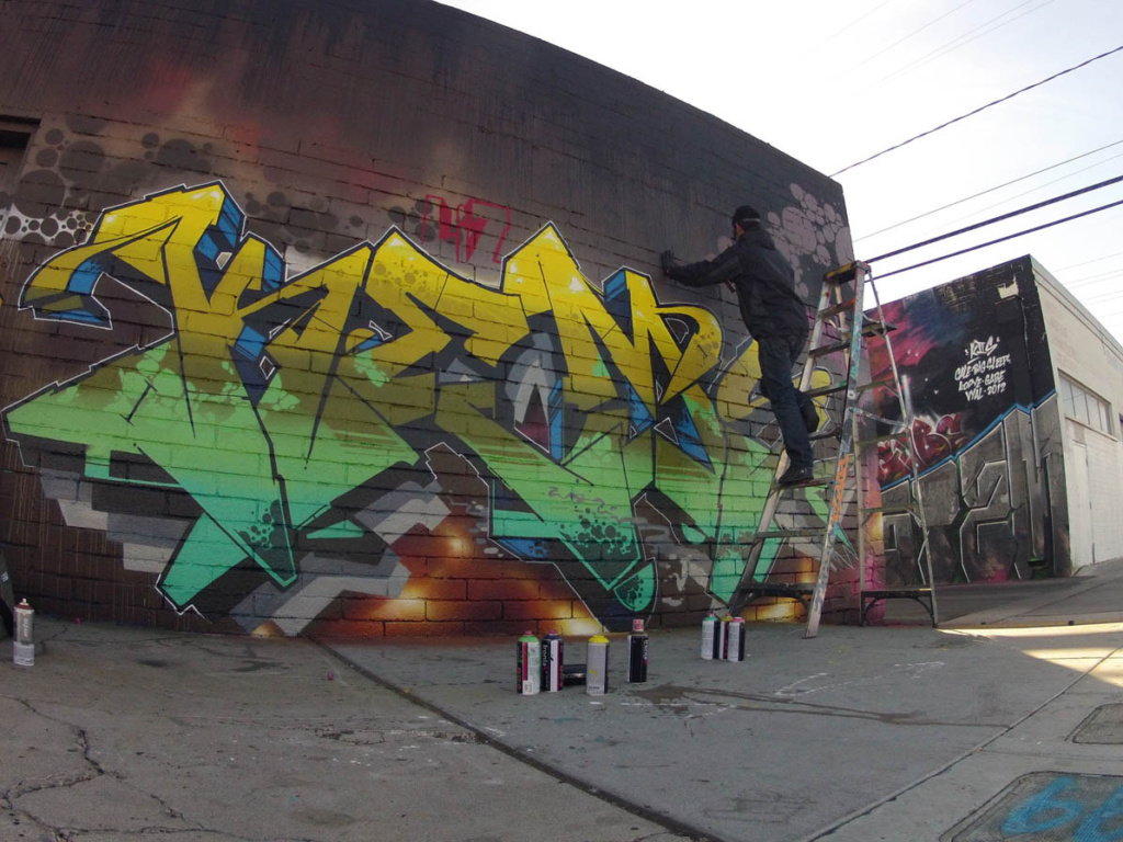 KEMS, EWOK, TRAV, Las Vegas, graffiti, Ironlak