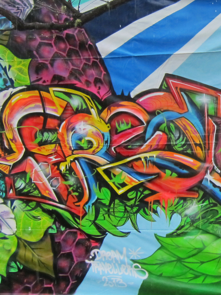 Earth Frequency, graffiti, Ironlak