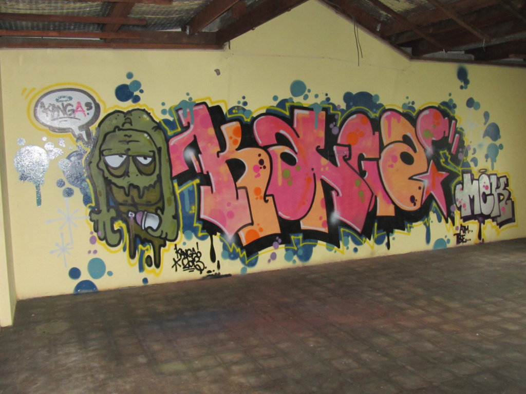 STIKER , PURES, DVATE, GENT, MAIDE, KEOS, ARGO, KANGA, SINS, graffiti, Ironlak