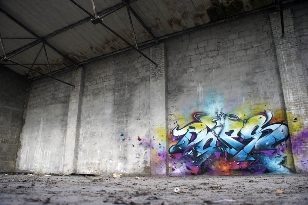 DOES, graffiti, Ironlak