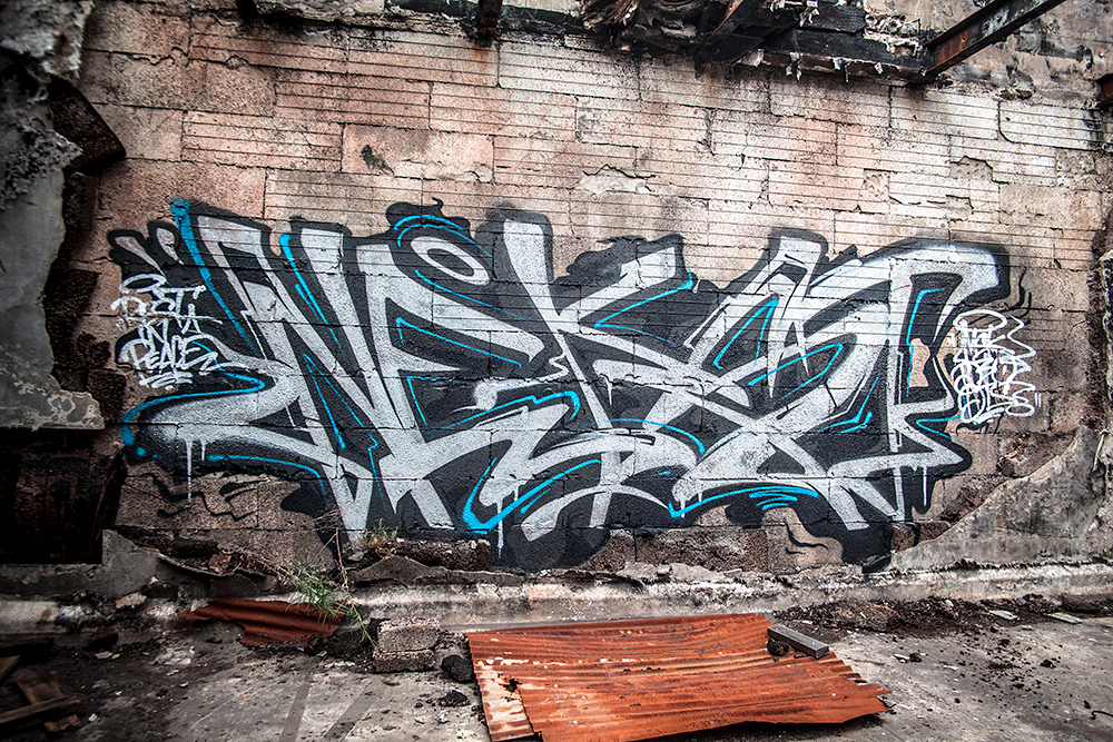 NEKST, ASKEW, graffiti, Ironlak