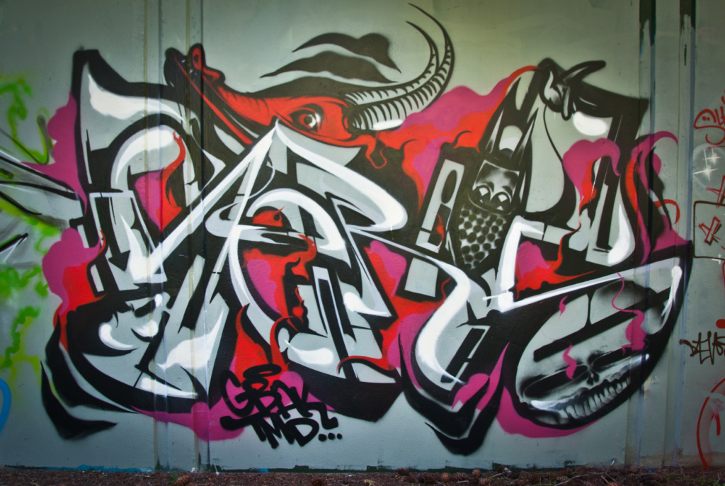 BERST, graffiti, Ironlak