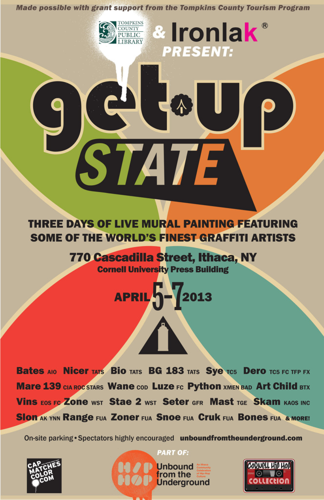 Get Up State, New York, Event, Ironlak