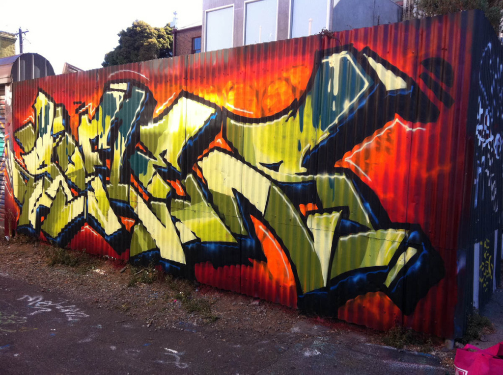 SOFLES, graffiti, Ironlak