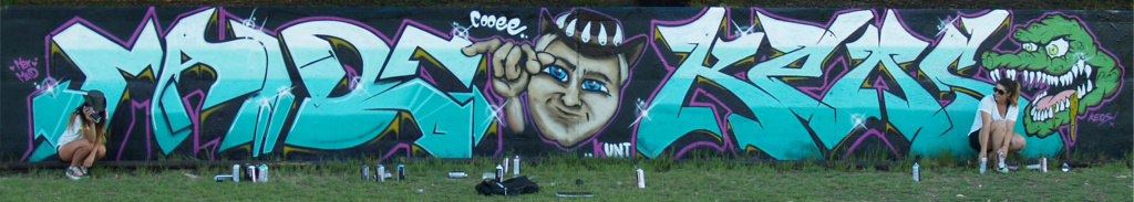 STIKER , PURES, DVATE, GENT, MAIDE, KEOS, ARGO, KANGA, SINS, graffiti, Ironlak