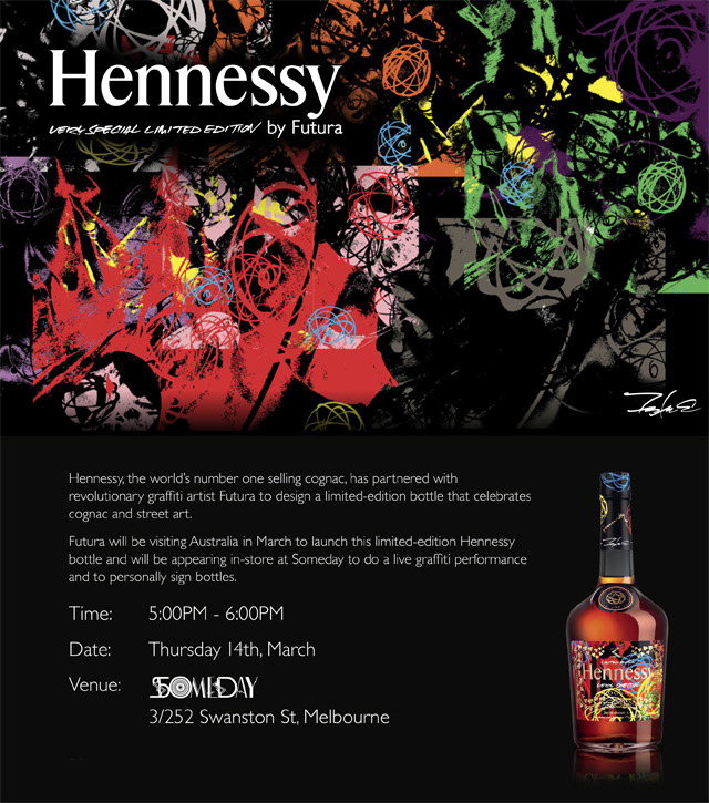SOMEDAY | Hennessy by Futura Launch – Thursday 14th March