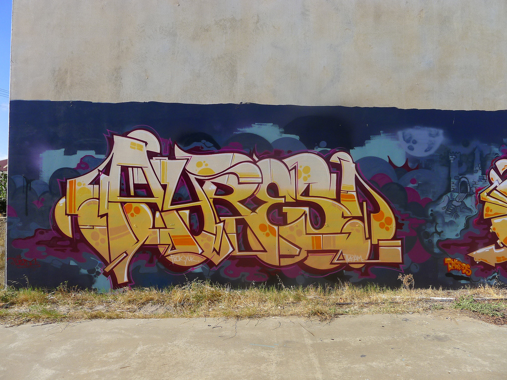 AYRES, Perth, graffiti, Ironlak