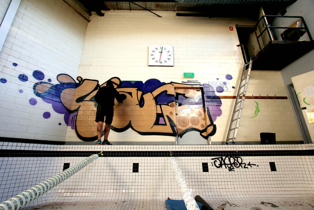 SAUCE, graffiti, Ironlak
