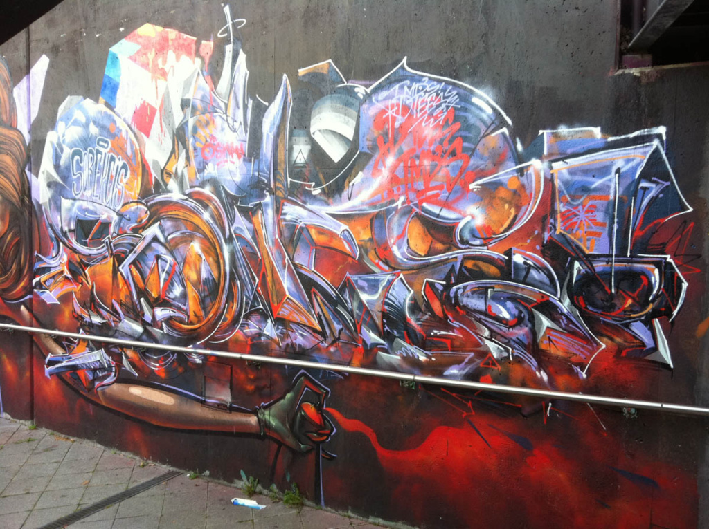 SOFLES, graffiti, Ironlak