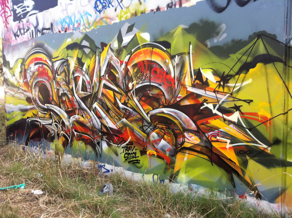 SOFLES, graffiti, Ironlak