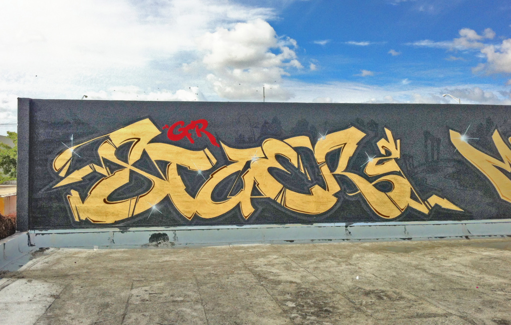 STAE2, Miami, Art basel, graffiti, Ironlak