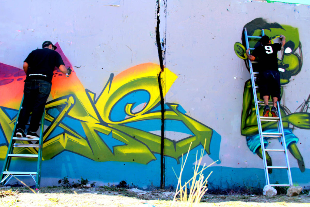 DMISE, WERDS, FRENCH, AIRES, Texas, graffiti, Ironlak