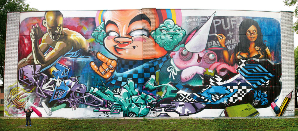 MR. WAN, Amazing Day, graffiti, Ironlak