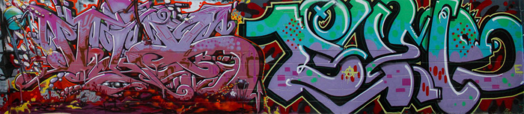 Townsville, Dymskov, graffiti, Ironlak