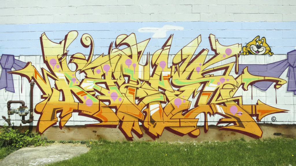 BATES, ENUE, NEW YORK, graffiti, Ironlak