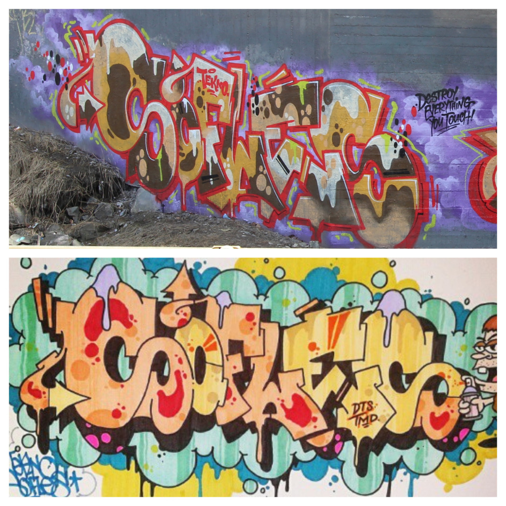 SOFLES, TEKNO, graffiti, Ironlak