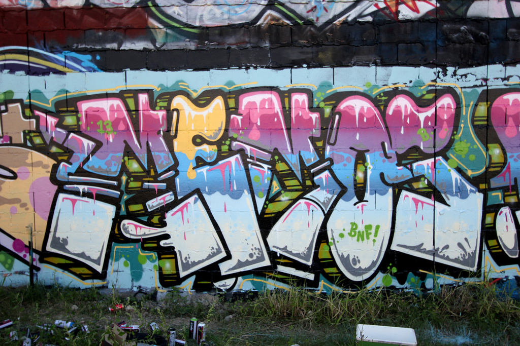 MEMOS, Dymskov, graffiti, ironlak