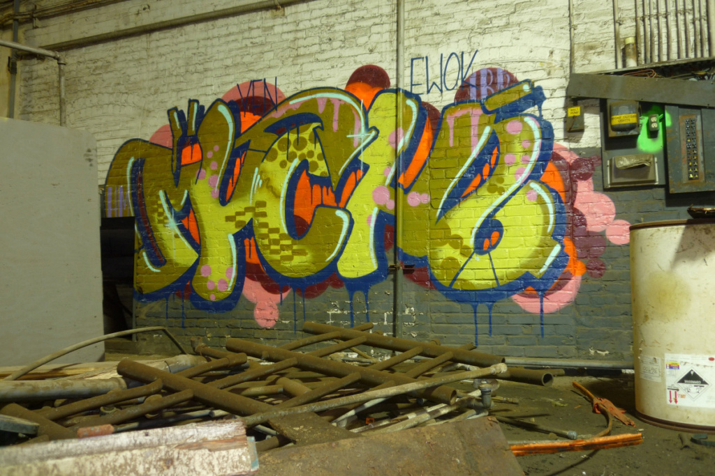 MUCH, The Midwest, graffiti, Ironlak