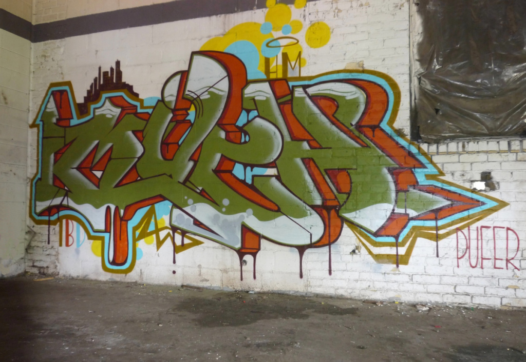 MUCH, The Midwest, graffiti, Ironlak