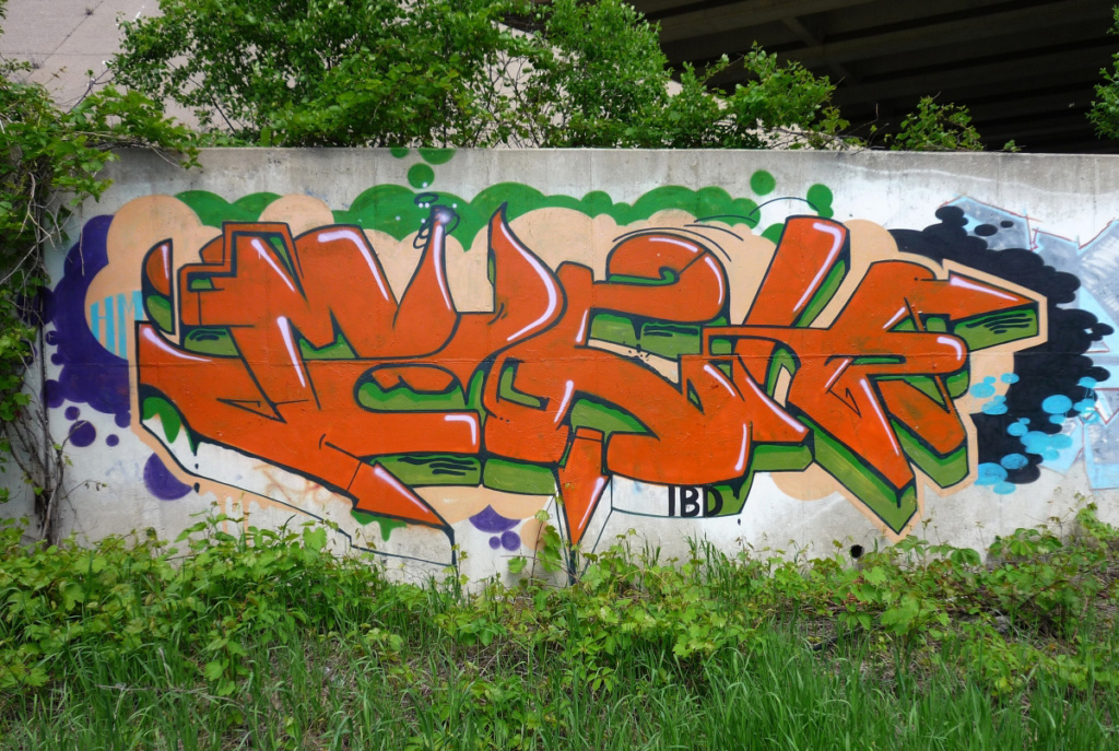 MUCH, The Midwest, graffiti, Ironlak