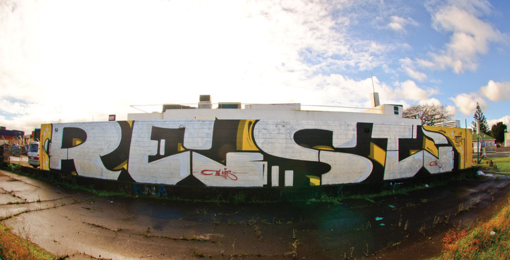 PHAT1, graffiti, Ironlak
