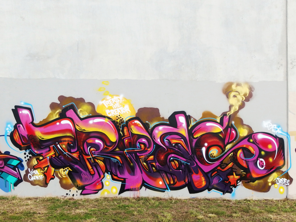 TREASE, graffiti, Ironlak