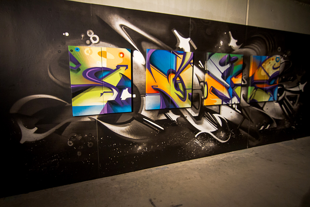 DOES, graffiti, Ironlak