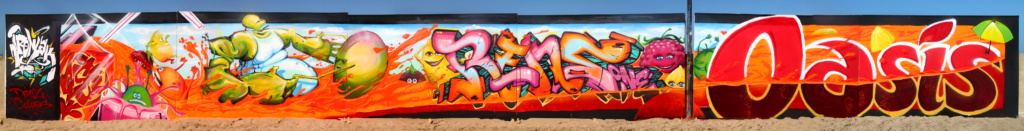 KATRE, Oasis, graffiti, Ironlak