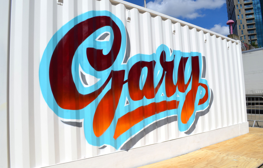 GARY, AROE, graffiti, Ironlak