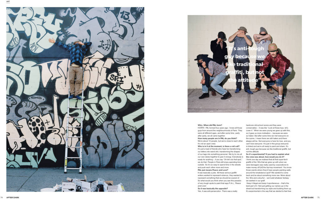 Acclaim Magazine, After Dark, Will Robson-Scott, PAL Crew, graffiti, Ironlak